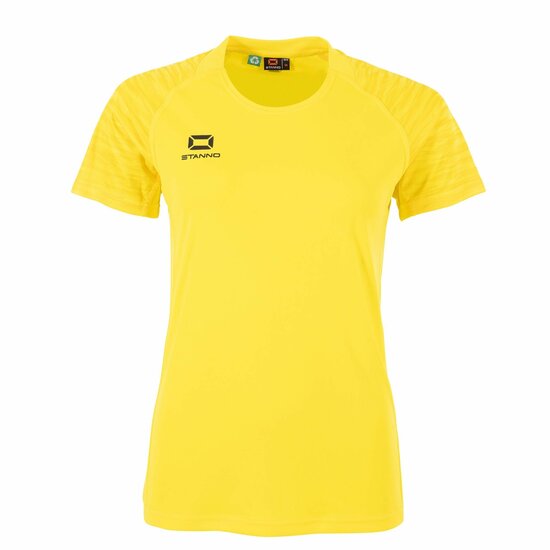 Stanno Bolt shirt dames geel