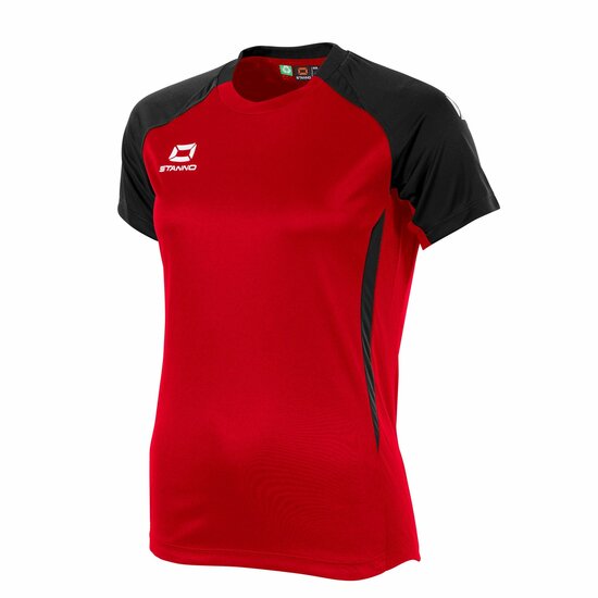 Stanno Stadio shirt dames rood