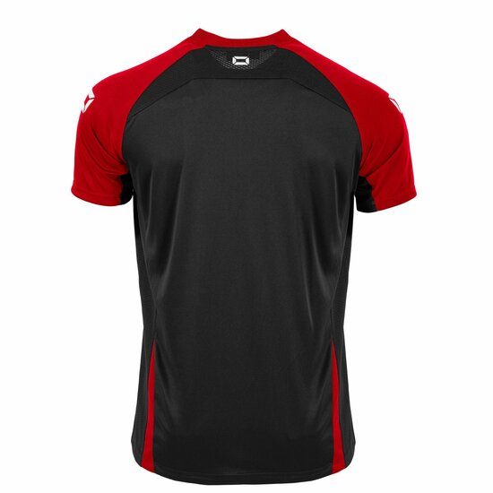 Stanno Stadio shirt zwart rood