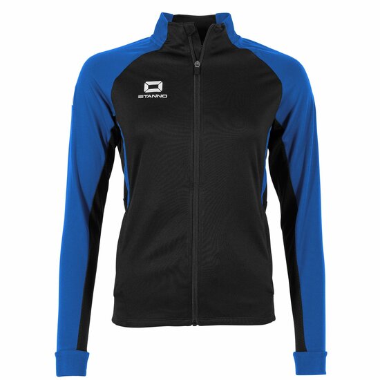 Stanno Stadio Full Zip Top dames zwart blauw