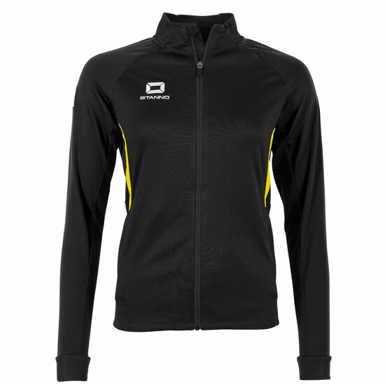 Stanno Stadio Full Zip Top dames zwart geel