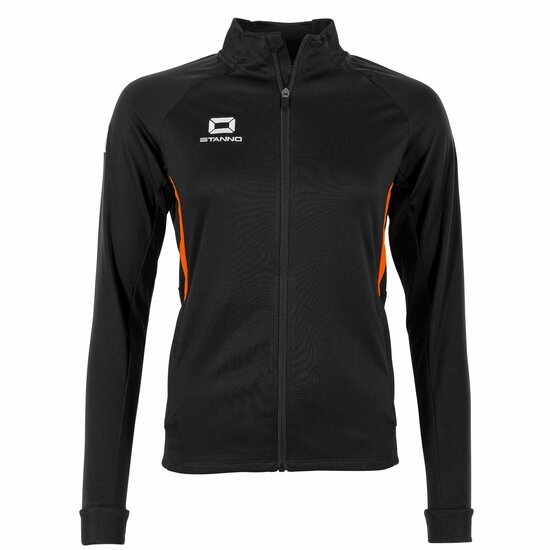 Stanno Stadio Full Zip Top dames zwart oranje