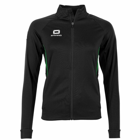 Stanno Stadio Full Zip Top dames zwart groen