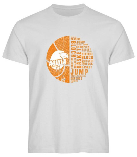 BV Aquila - t-shirt ORANGE BLOCK