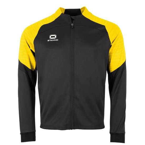 Stanno Bolt Full Zip Top zwart geel