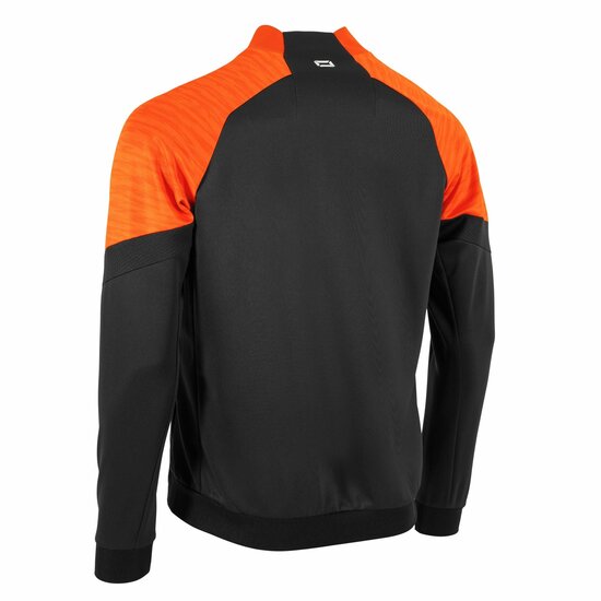 Stanno Bolt Full Zip Top zwart oranje