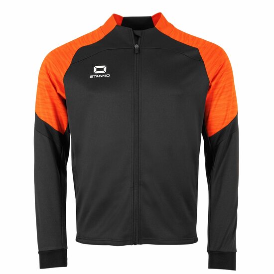 Stanno Bolt Full Zip Top zwart oranje