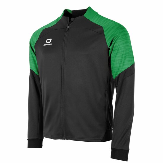 Stanno Bolt Full Zip Top zwart groen