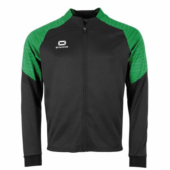 Stanno Bolt Full Zip Top zwart groen