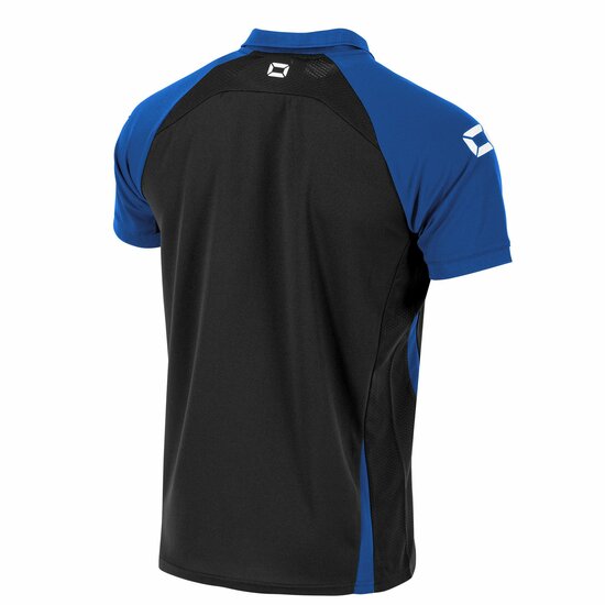 Stanno Stadio polo zwart blauw
