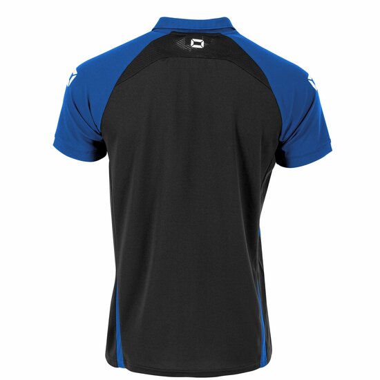 Stanno Stadio polo zwart blauw