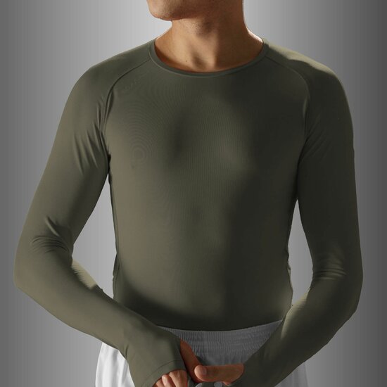 Stanno Baselayer Thermoshirt donkergroen