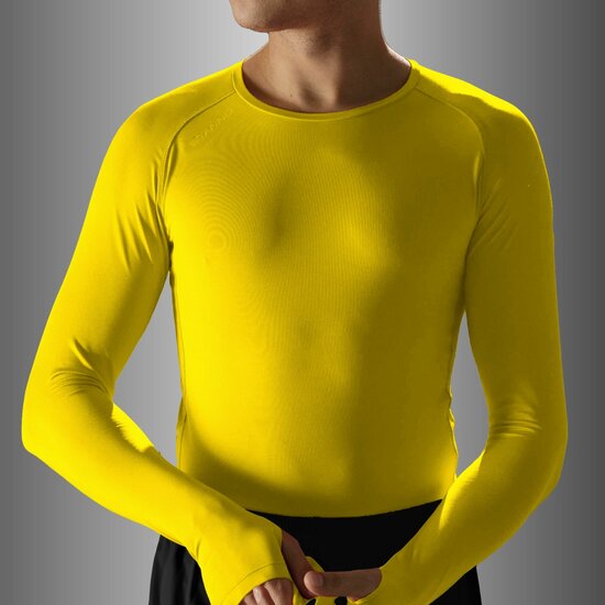 Stanno Baselayer Thermoshirt geel