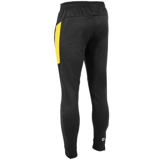 Stanno Bolt trainingsbroek zwart geel
