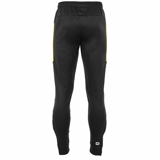 Stanno Bolt trainingsbroek zwart geel
