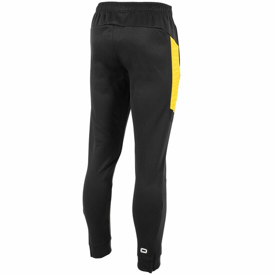 Stanno Bolt trainingsbroek zwart geel