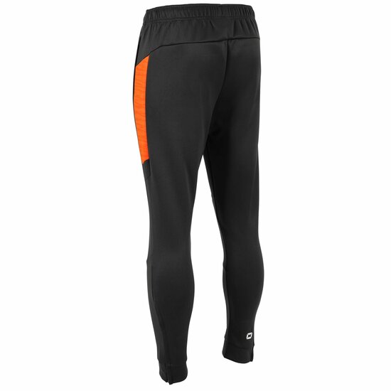 Stanno Bolt trainingsbroek zwart oranje