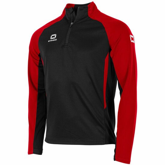 Stanno Stadio Zip Top zwart rood