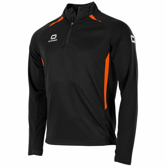 Stanno Stadio Zip Top zwart oranje