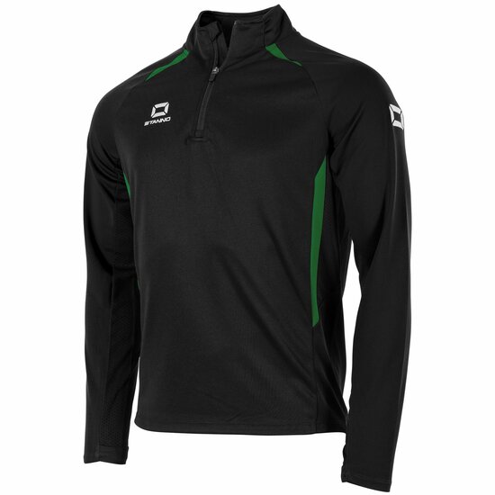 Stanno Stadio Zip Top zwart groen