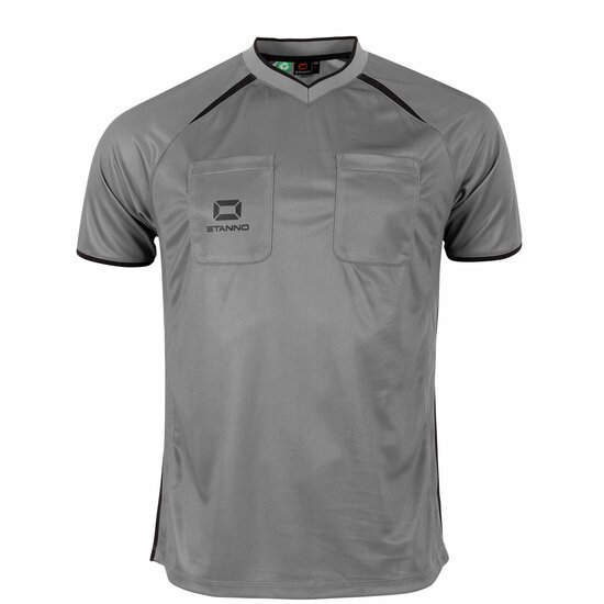 Stanno Bergamo II scheidsrechtersshirt grijs