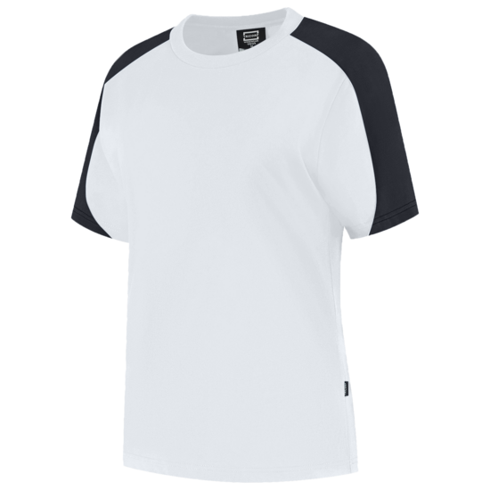 Tricorp T-shirt dames Bicolor  wit grijs
