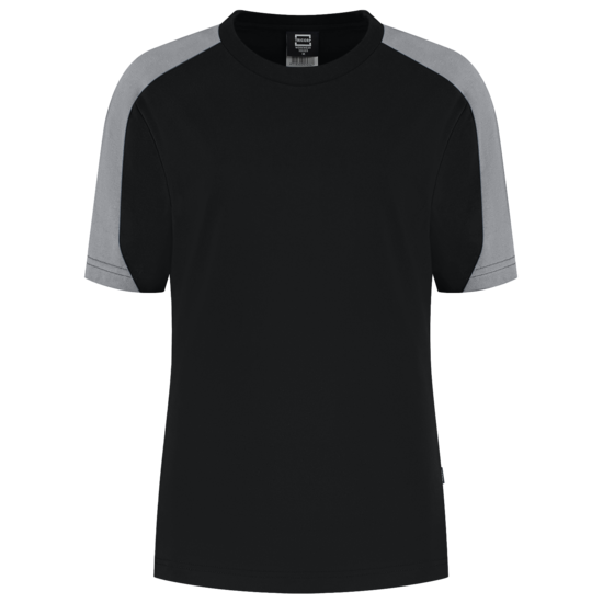 Tricorp T-shirt dames Bicolor  zwart grijs