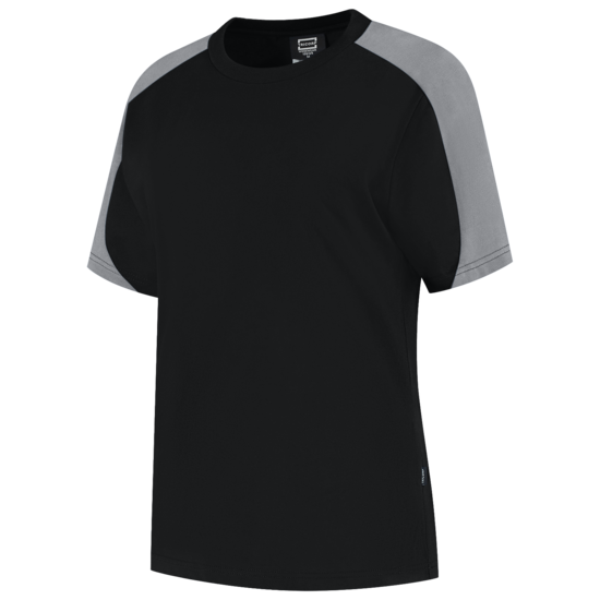 Tricorp T-shirt dames Bicolor  zwart grijs