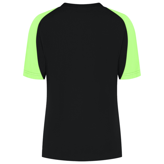 Tricorp T-shirt dames Bicolor  zwart lime