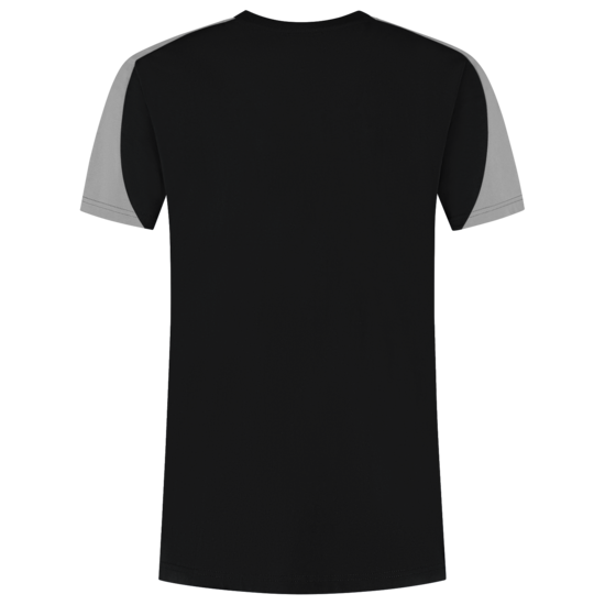 Tricorp T-shirt Bicolor  zwart grijs