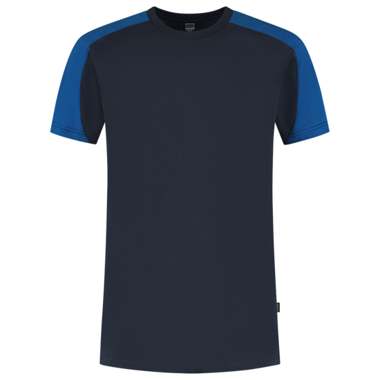 Tricorp T-shirt Bicolor  navy blauw