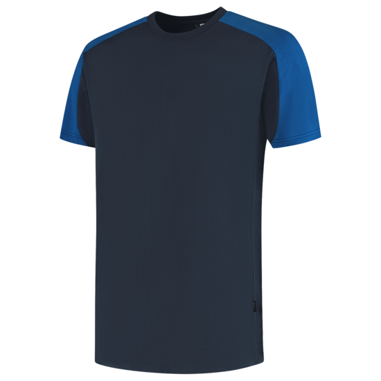 Tricorp T-shirt Bicolor  navy blauw