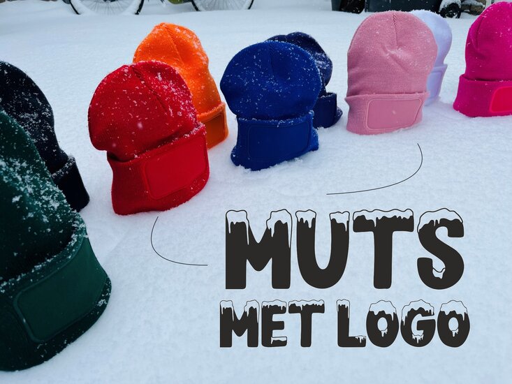 Muts met logo