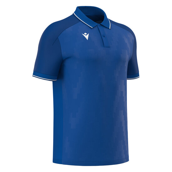 Macron Echoes polo blauw