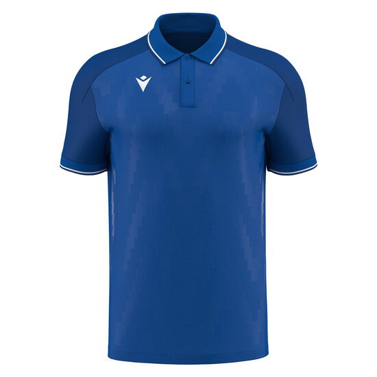 Macron Echoes polo blauw