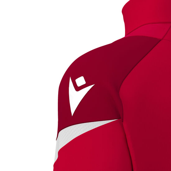Macron Hollow Zip Top rood