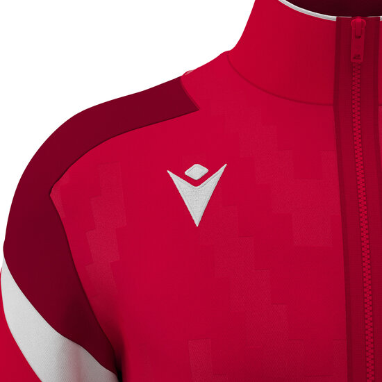 Macron Odin Full Zip Top rood