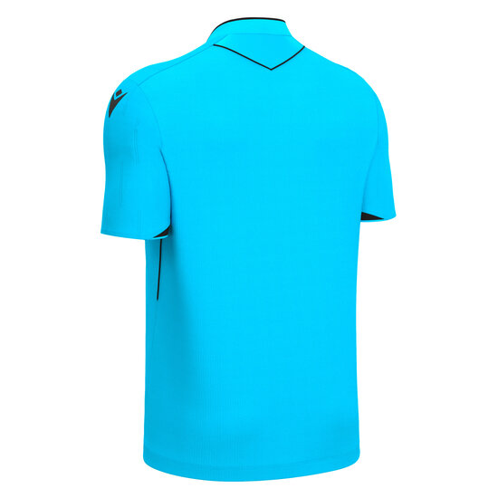 Macron Mendez scheidsrechtersshirt blauw