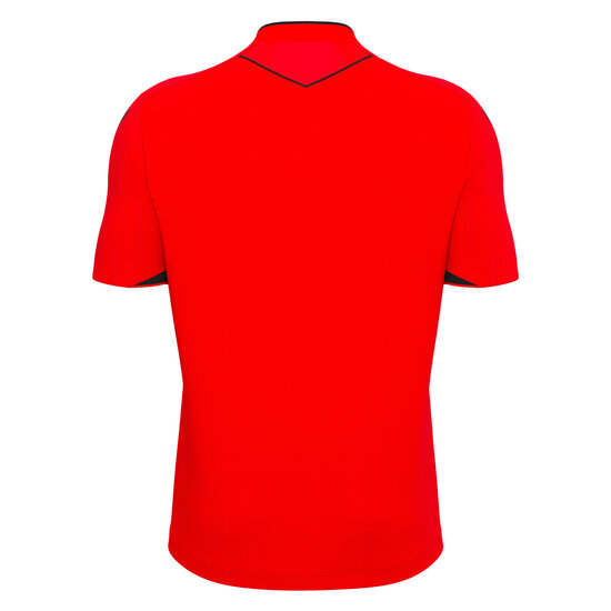Macron Mendez scheidsrechtersshirt rood