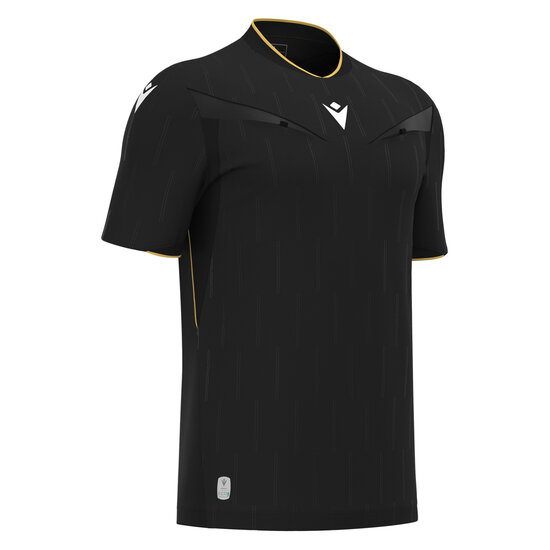 Macron Mendez scheidsrechtersshirt zwart