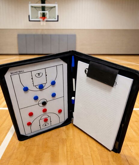 Coachmap Basketbal met rits tactiekmap