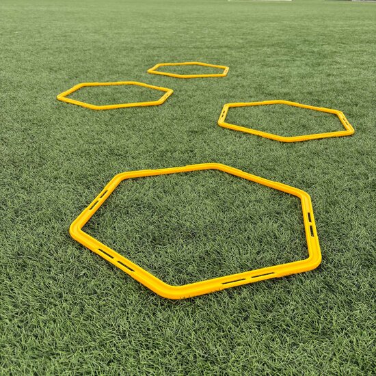 Hexa hoepel geel
