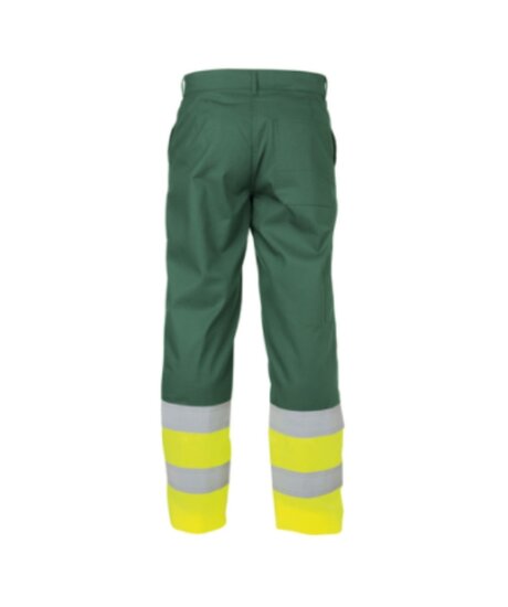 Zichtbaarheidsbroek Corona groen geel 2