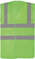 Veiligheidshesje Hi Vis lime groen