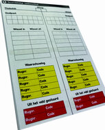Scoreblokje voetbal