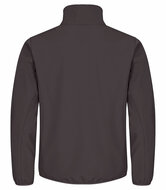 Clique Softshell Jas grijs