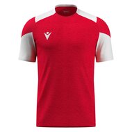 Macron Golem shirt rood/wit