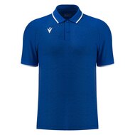 Macron Aulos polo blauw