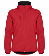 Clique Softshell Jas rood