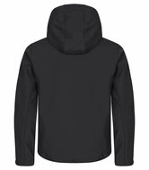 Clique Hoody Softshell Jas zwart